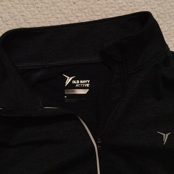 Black and Forest-green Quarter-zip Athletic Hoodie - Picture 2 of 3